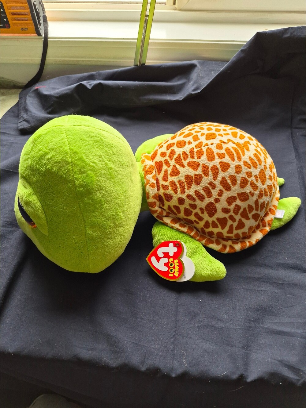 Ty Beanie Boos Zippy Large 17" Green Turtle Plush Buddy